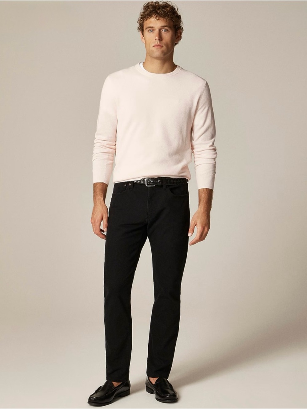 NWT J. Crew 770™ Straight-fit Bergen Five-Pocket Pant Black